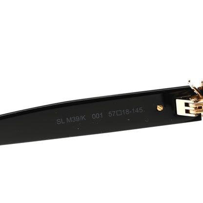 Saint Laurent Acetate SL M39/K Sunglasses Black 7 of 8