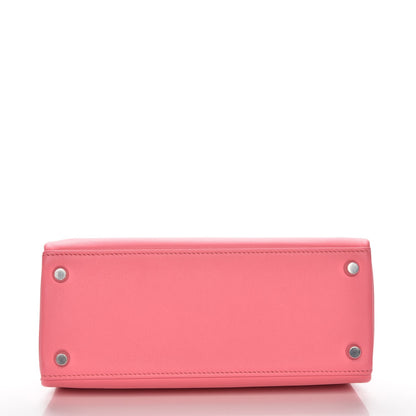 Hermes Swift Kelly Retourne 25 Rose Azalee 7 of 31