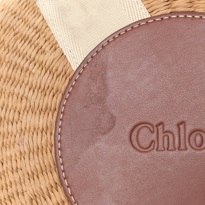 Chloe Raffia Large Woody Tote White 12 of 12