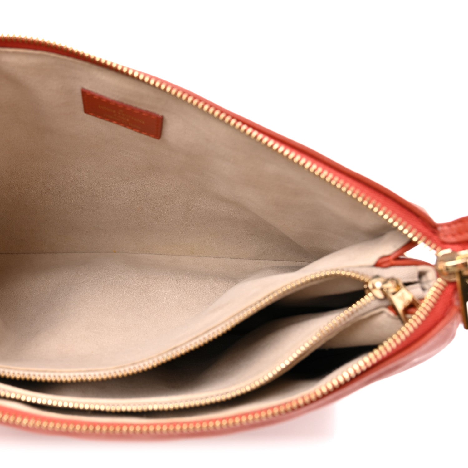 Louis Vuitton Lambskin Embossed Monogram Coussin PM Terracotta Brown 7 of 11