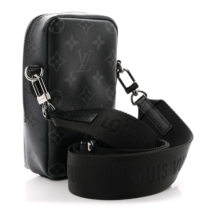 Louis Vuitton Monogram Eclipse Reverse Double Phone Pouch NM 3 of 9
