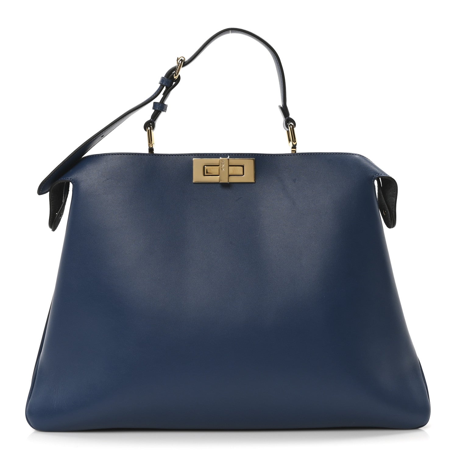 Fendi Vitello Large Soft Peekaboo Poseidon 1 of 9