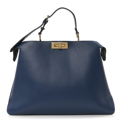 Fendi Vitello Large Soft Peekaboo Poseidon 1 of 9