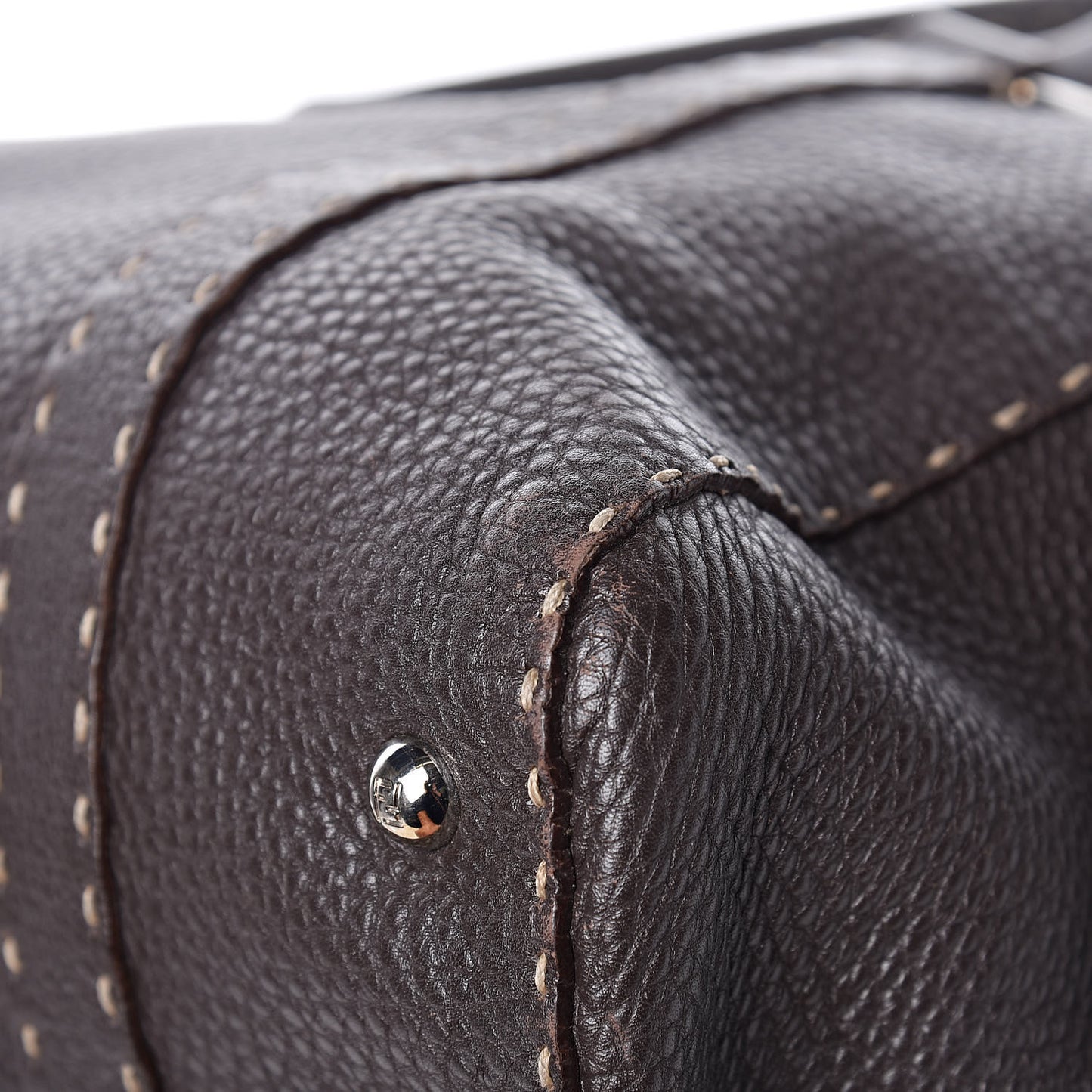 Cuoio Romano Selleria Large Linda Satchel Testa di Moro