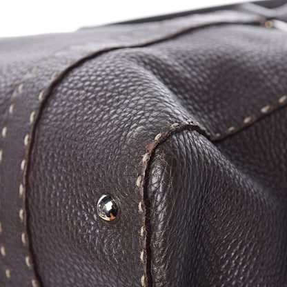 Fendi Cuoio Romano Selleria Large Linda Satchel Testa di Moro 11 of 13