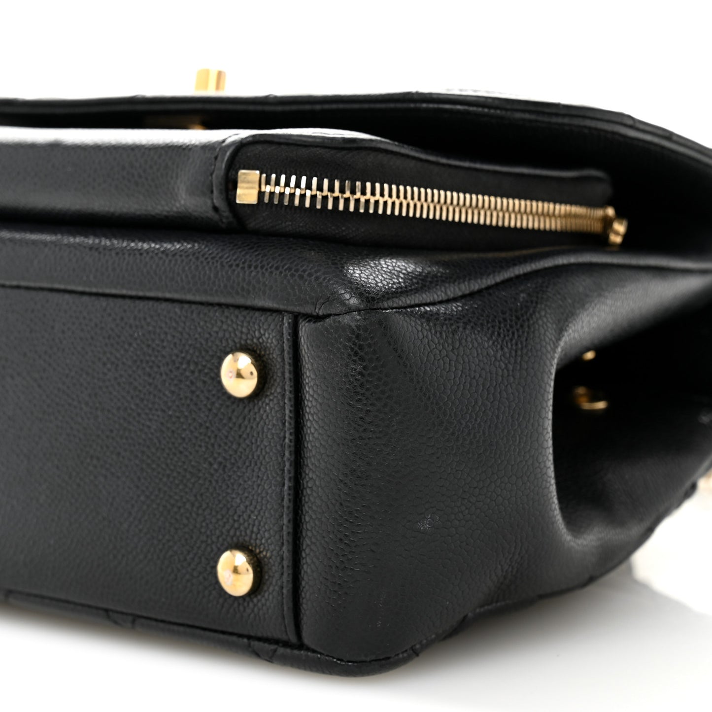 Caviar Quilted Medium Business Affinity Flap Black