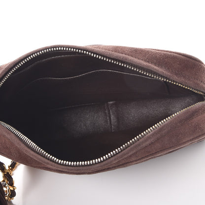 FASHIONPHILE CHANELSuedeQuiltedTasselCameraCaseBrown 5 of 14