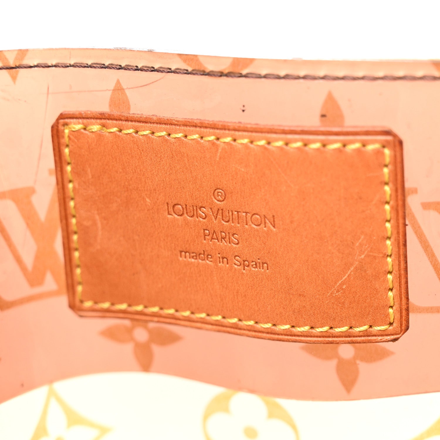 Louis Vuitton Vinyl Cabas Sac Ambre MM 6 of 23