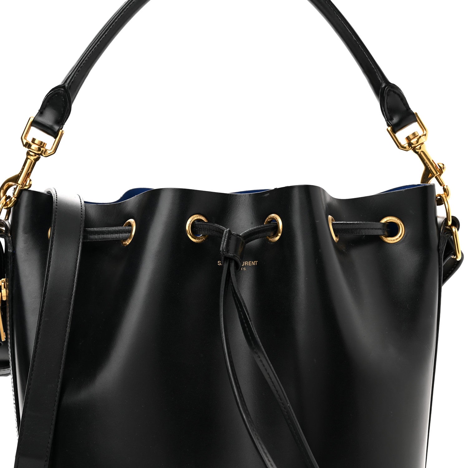 Saint Laurent Calfskin Medium Emmanuelle Bucket Bag Black 8 of 13