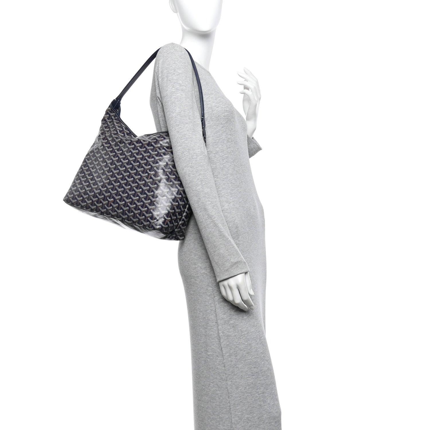 Goyard Goyardine Boheme Hobo Navy Blue 2 of 11