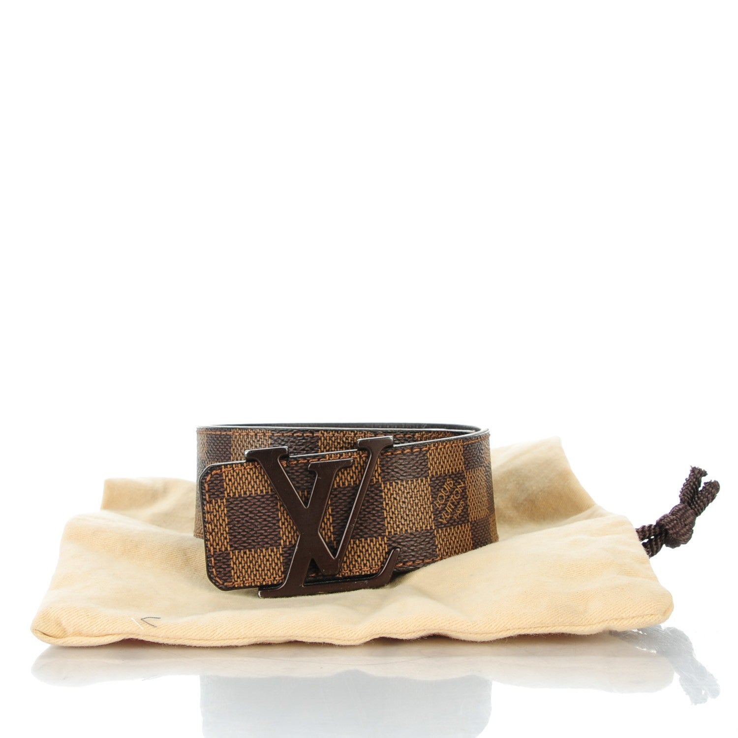 Louis Vuitton Damier Ebene 40mm LV Initiales Belt 90 36 9 of 9