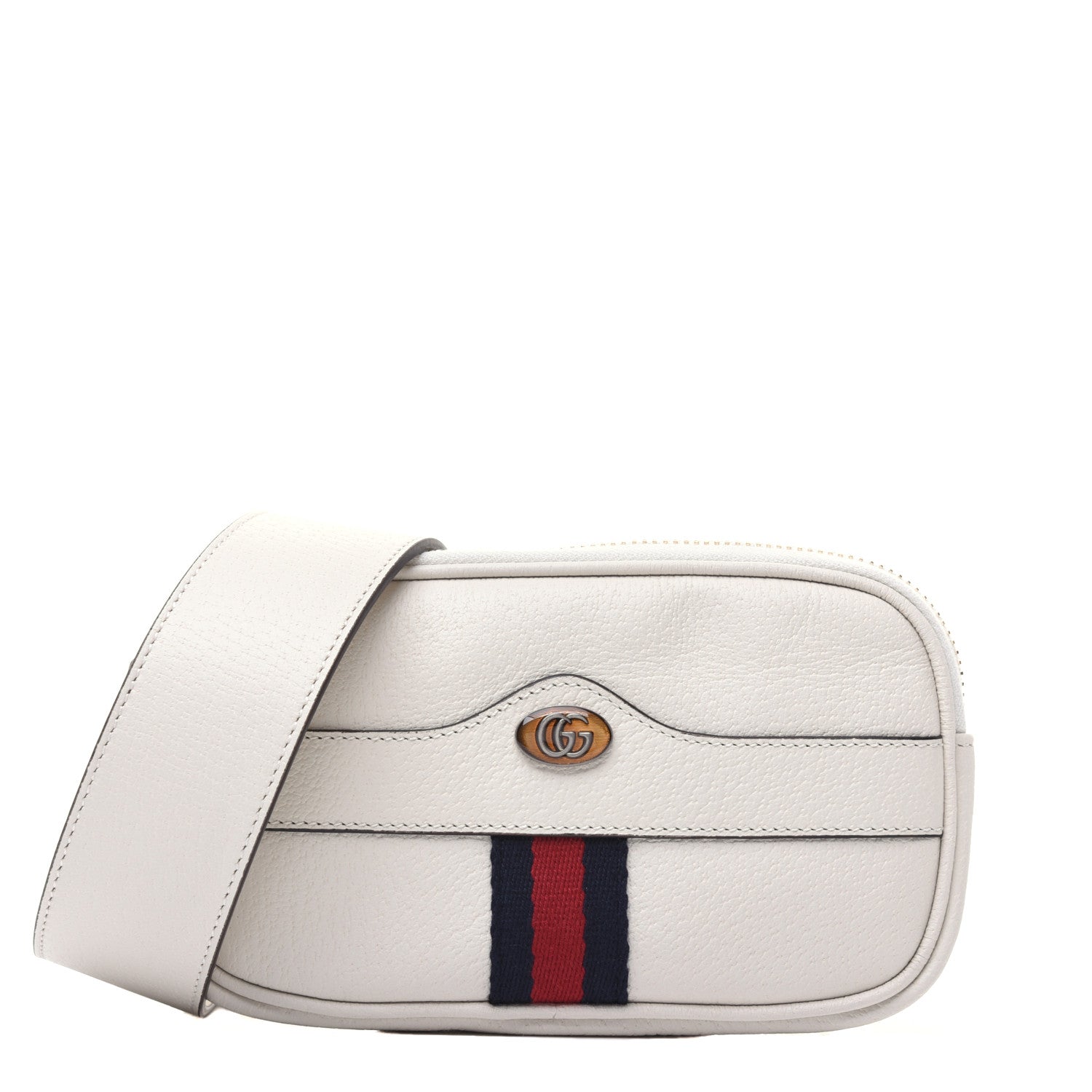 Gucci Grained Calfskin Ophidia Belted iPhone Case 85 34 White 1 of 12