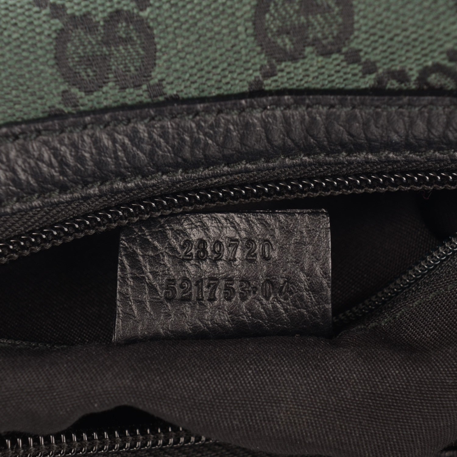 Gucci Monogram Signature Hobo Green 6 of 7