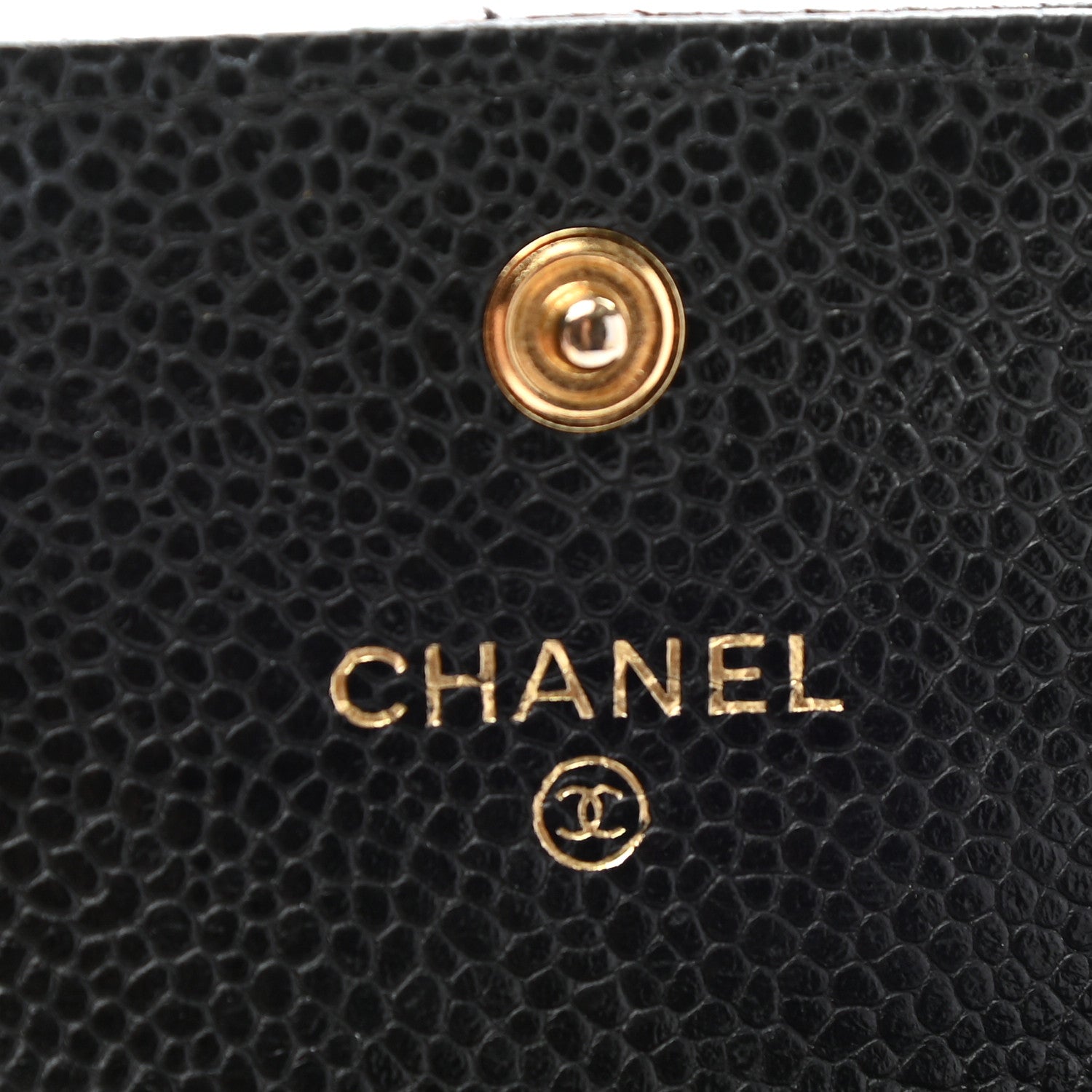 Chanel Caviar Quilted Flap Card Holder Black 7 of 8