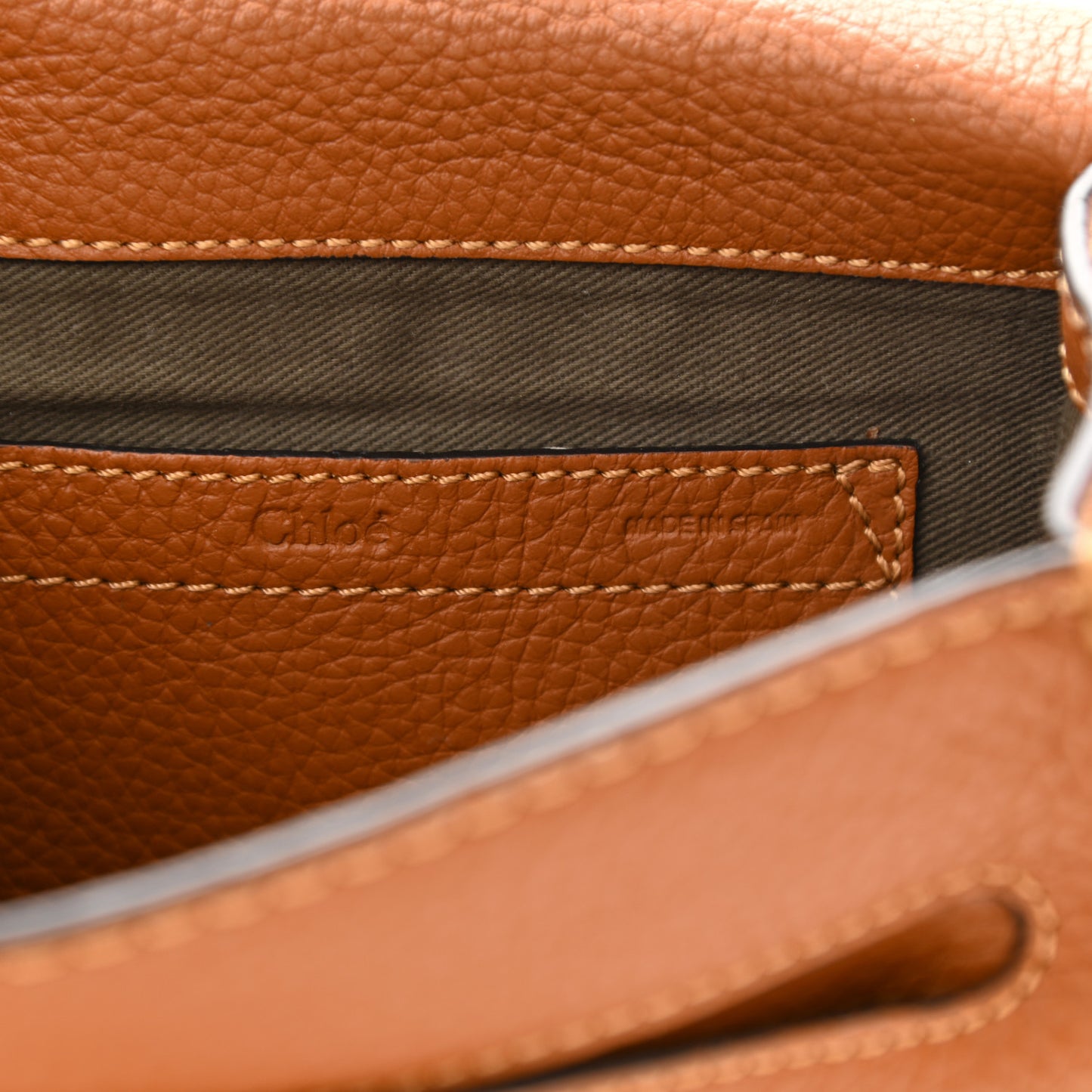 Calfskin Mini Marcie Round Crossbody Bag Tan