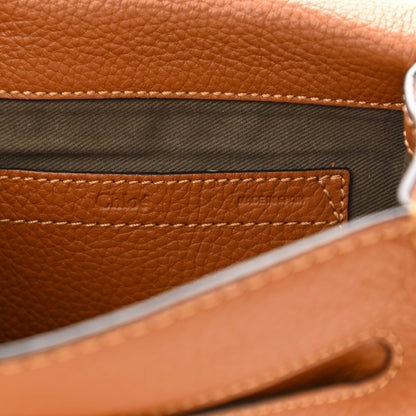 Chloe Calfskin Mini Marcie Round Crossbody Bag Tan 6 of 11