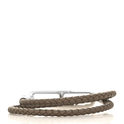 Hermes Swift Roulis Double Tour Bracelet T2 Etoupe 3 of 4
