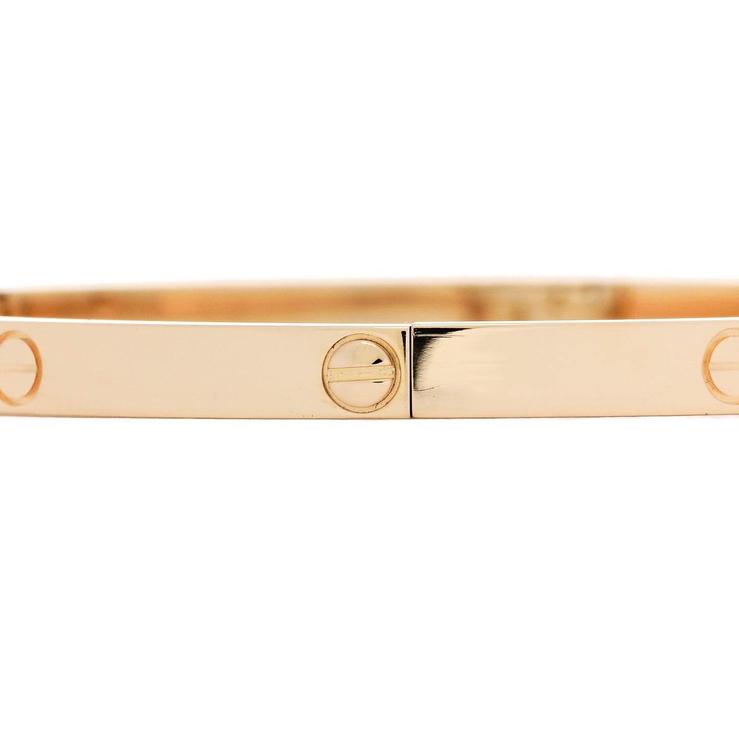 18K Yellow Gold Small LOVE Bracelet 17
