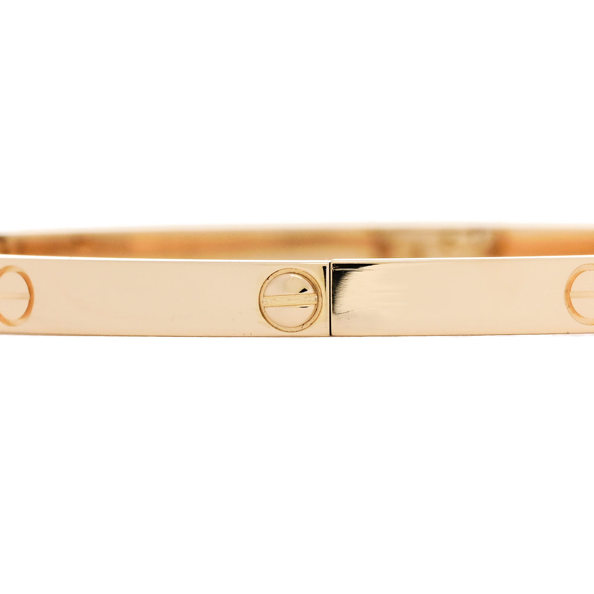 Cartier 18K Yellow Gold Small LOVE Bracelet 17 4 of 8