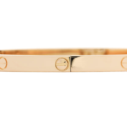 Cartier 18K Yellow Gold Small LOVE Bracelet 17 4 of 8