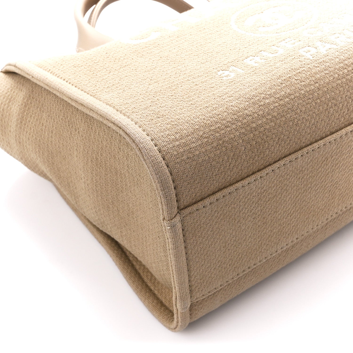 Chanel Mixed Fibers Small Deauville Tote Beige 18 of 24