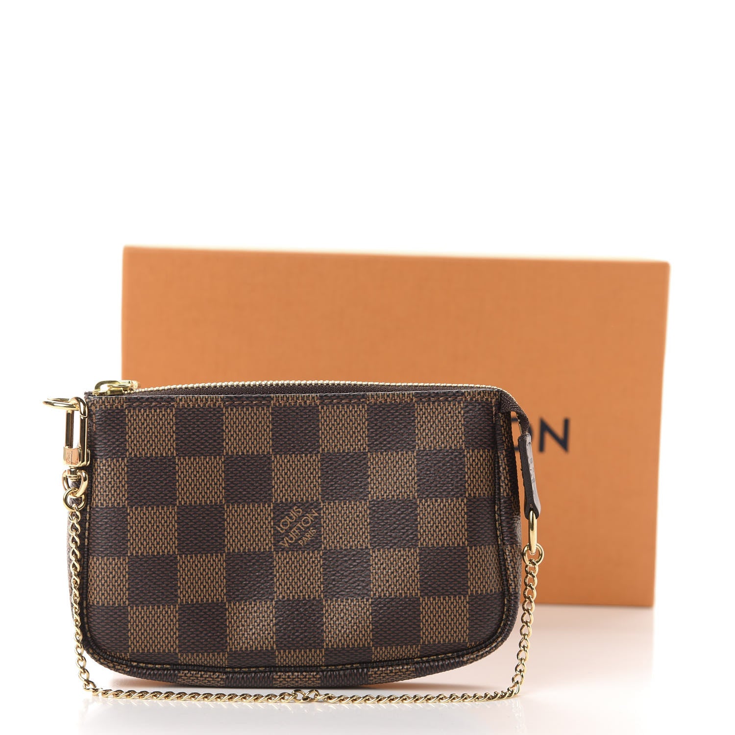 Louis Vuitton Damier Ebene Mini Pochette Accessories 7 of 7