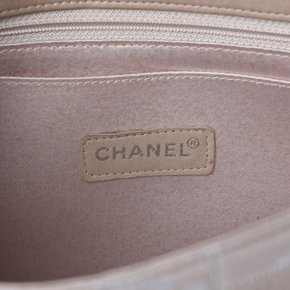 Chanel Nylon Medium Travel Flap Light Beige 6 of 11