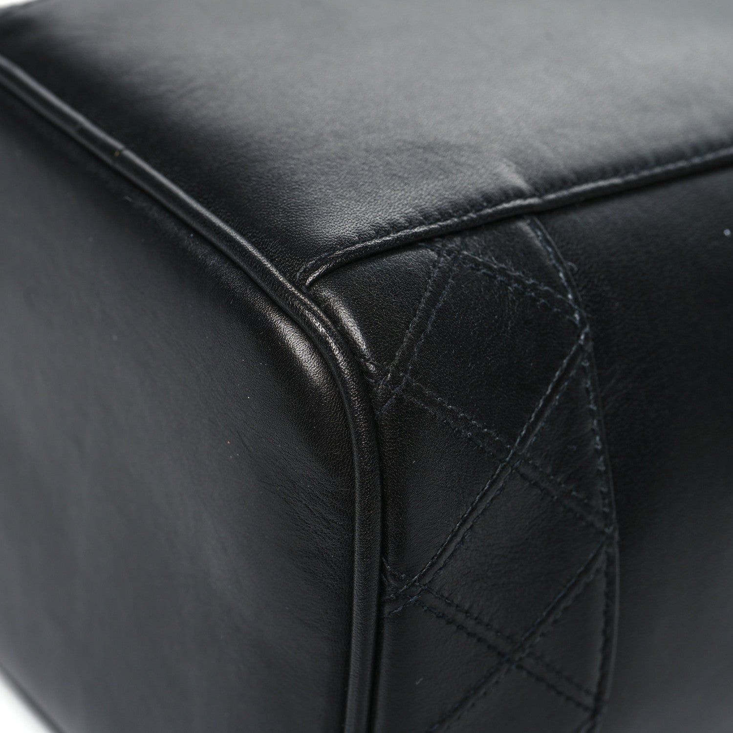 Chanel Lambskin Vanity Cosmetic Case Black 13 of 14