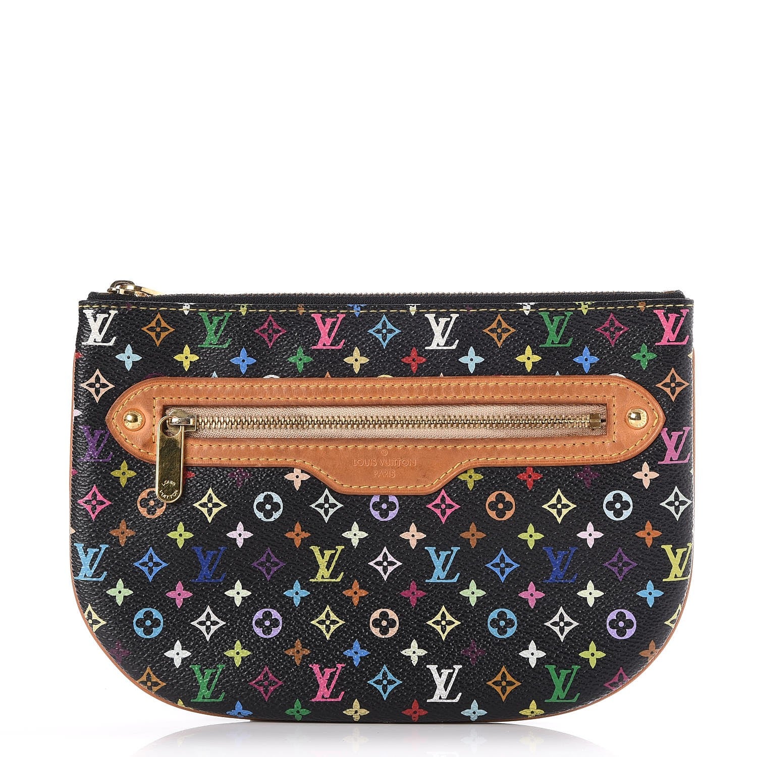 Louis Vuitton Monogram Multicolor Pochette Plate GM Black 1 of 7