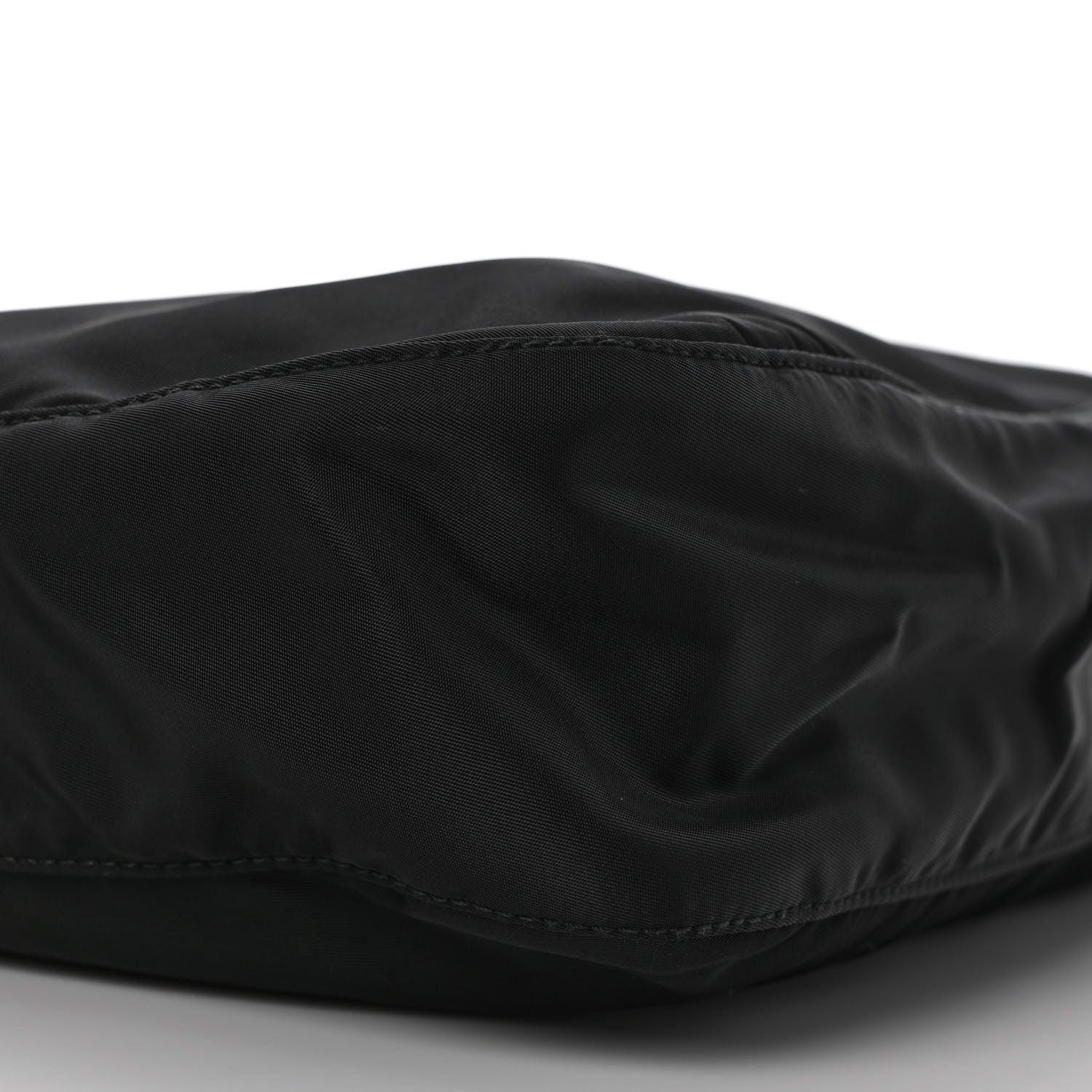 Prada Re-Nylon Vela Saffiano Pocket Double Zip Messenger Bag Black 7 of 9