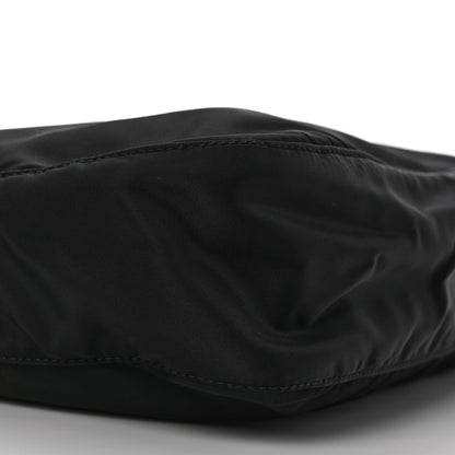 Prada Re-Nylon Vela Saffiano Pocket Double Zip Messenger Bag Black 7 of 9