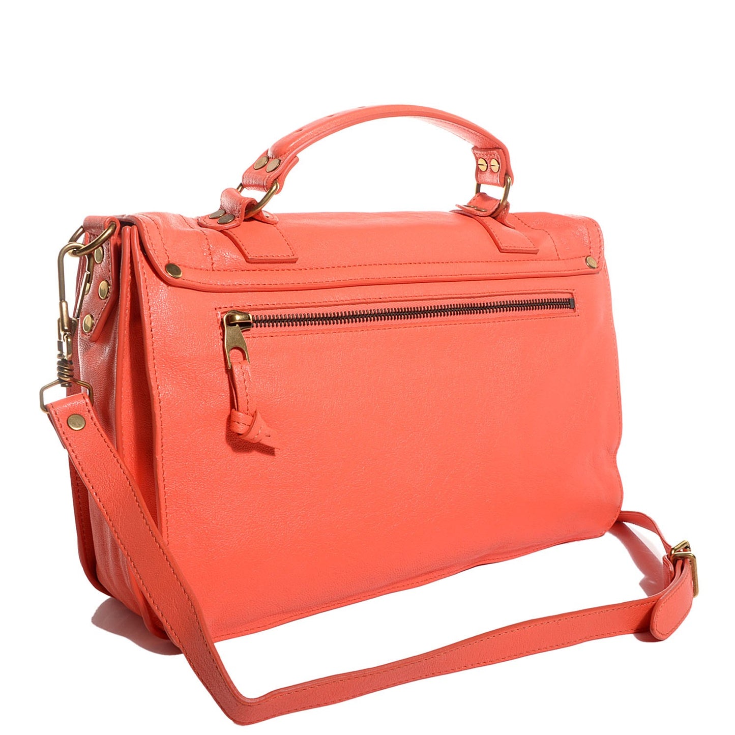 Lambskin Medium PS1 Satchel Grapefruit