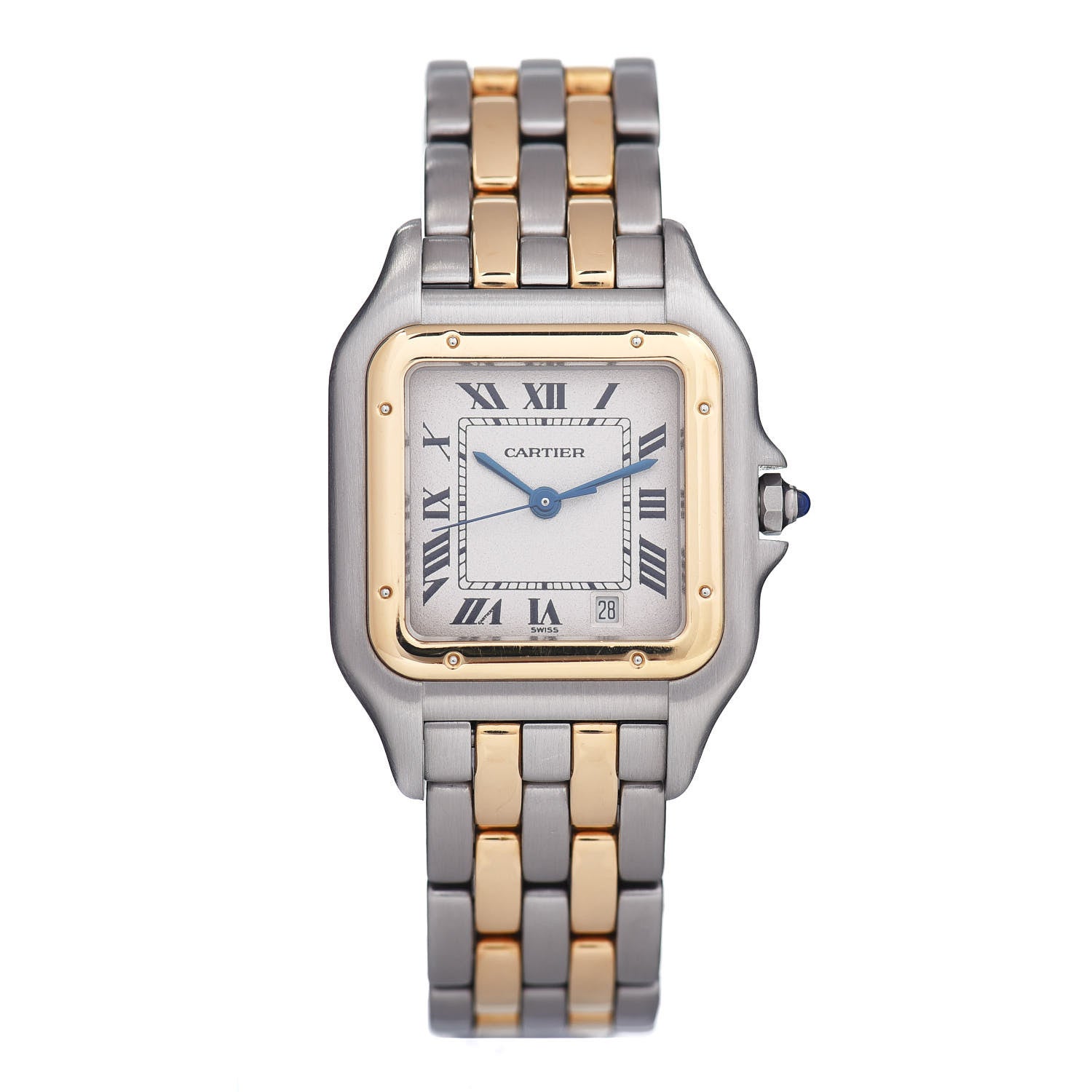 Cartier Stainless Steel 18K Yellow Gold 27mm Panthere Quartz Watch 1 of 4