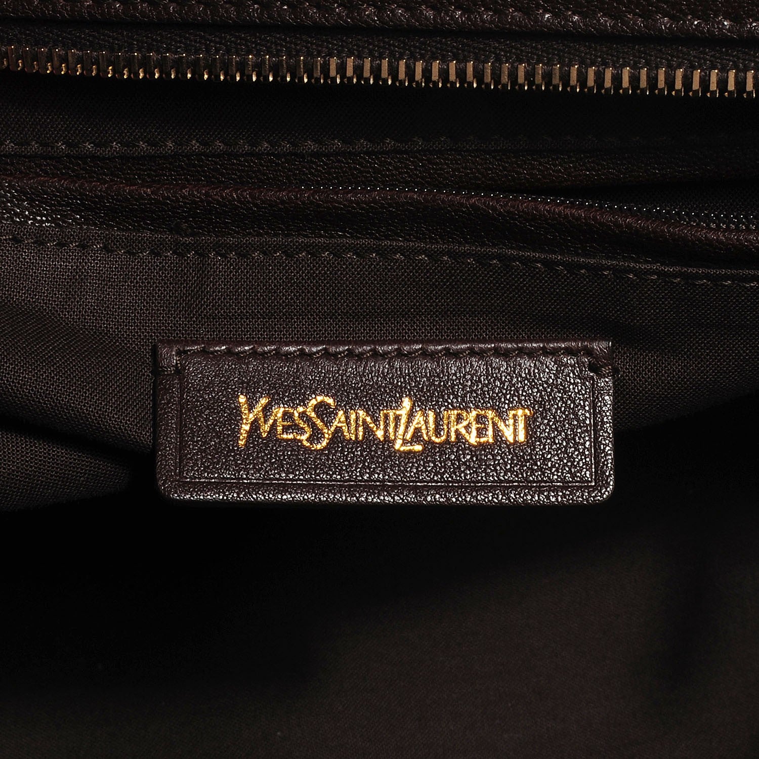 Saint Laurent Sheepskin Medium Cabas ChYc Brown 5 of 7