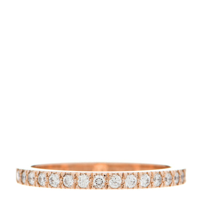 Tiffany 18K Rose Gold Diamond .42ctw Soleste Full Eternity Band Ring 49 5 3 of 5