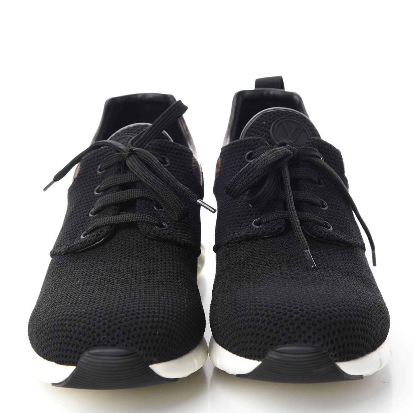 Mesh Monogram Fastlane Low Sneakers 11 Black