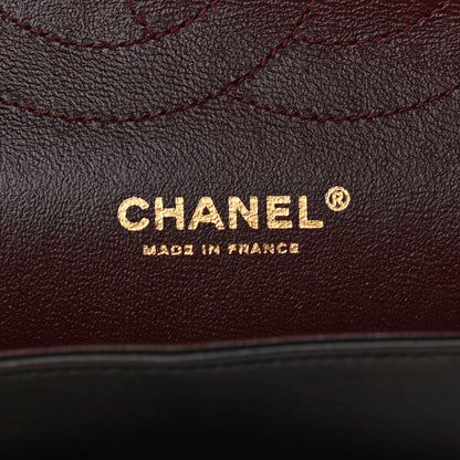 Chanel Lambskin Quilted Jumbo Double Flap Black 6 of 10