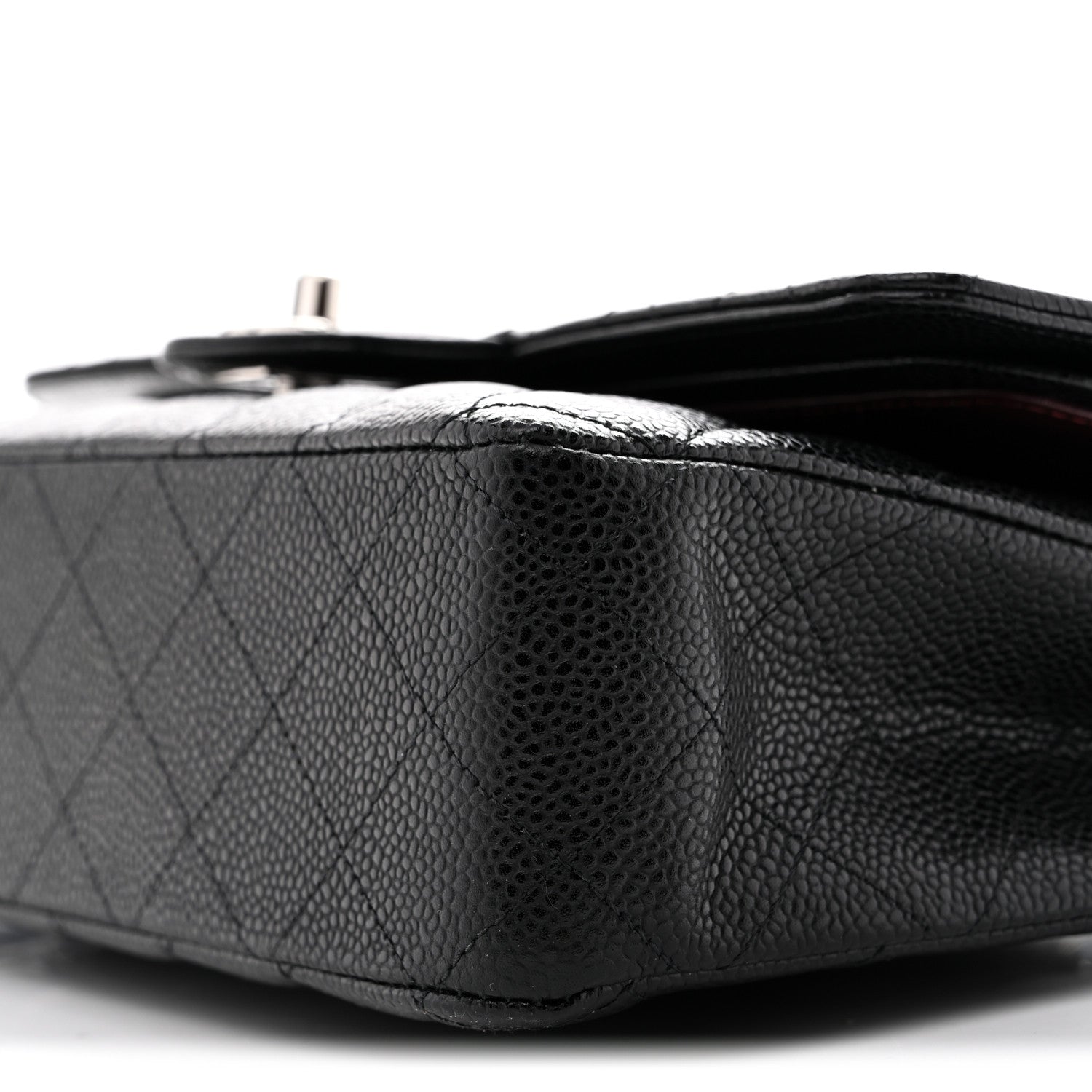Chanel Caviar Quilted Medium Double Flap Black 9 of 13