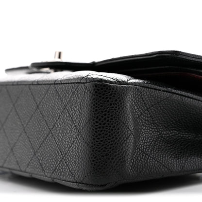 Chanel Caviar Quilted Medium Double Flap Black 9 of 13