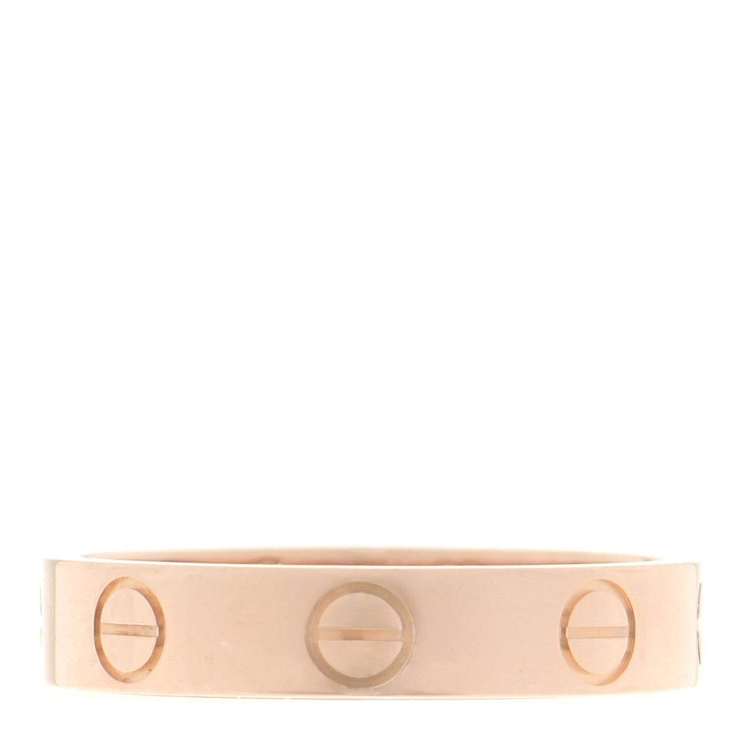 18K Pink Gold 3.5mm LOVE Wedding Band Ring 50 5.25