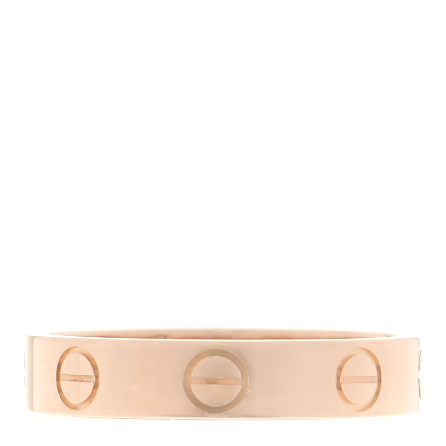 Cartier 18K Pink Gold 3.5mm LOVE Wedding Band Ring 50 5.25 1 of 5