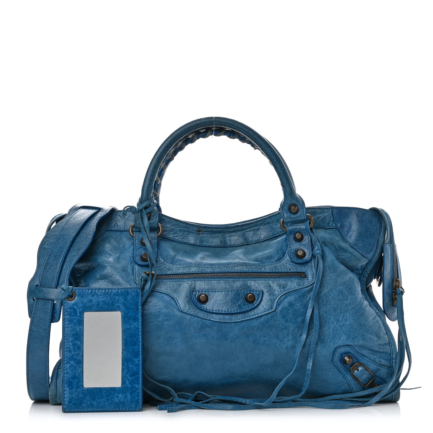 Balenciaga Agneau Classic Hardware City Blue 1 of 17