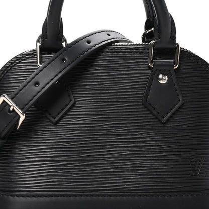 Louis Vuitton Epi Alma Nano Black 7 of 10