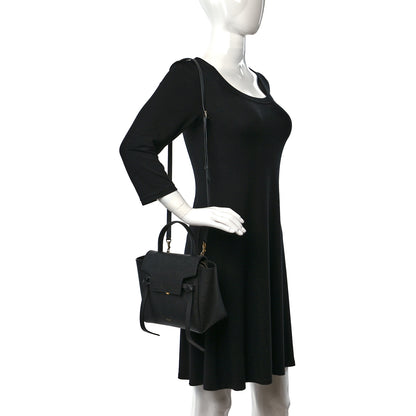 Celine Grained Calfskin Nano Belt Bag Black 2 of 10