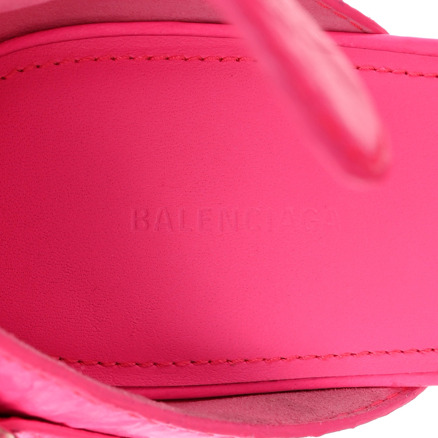 Balenciaga Agneau Arena Cagole 110mm Sandals 40 Fluo Pink 7 of 11