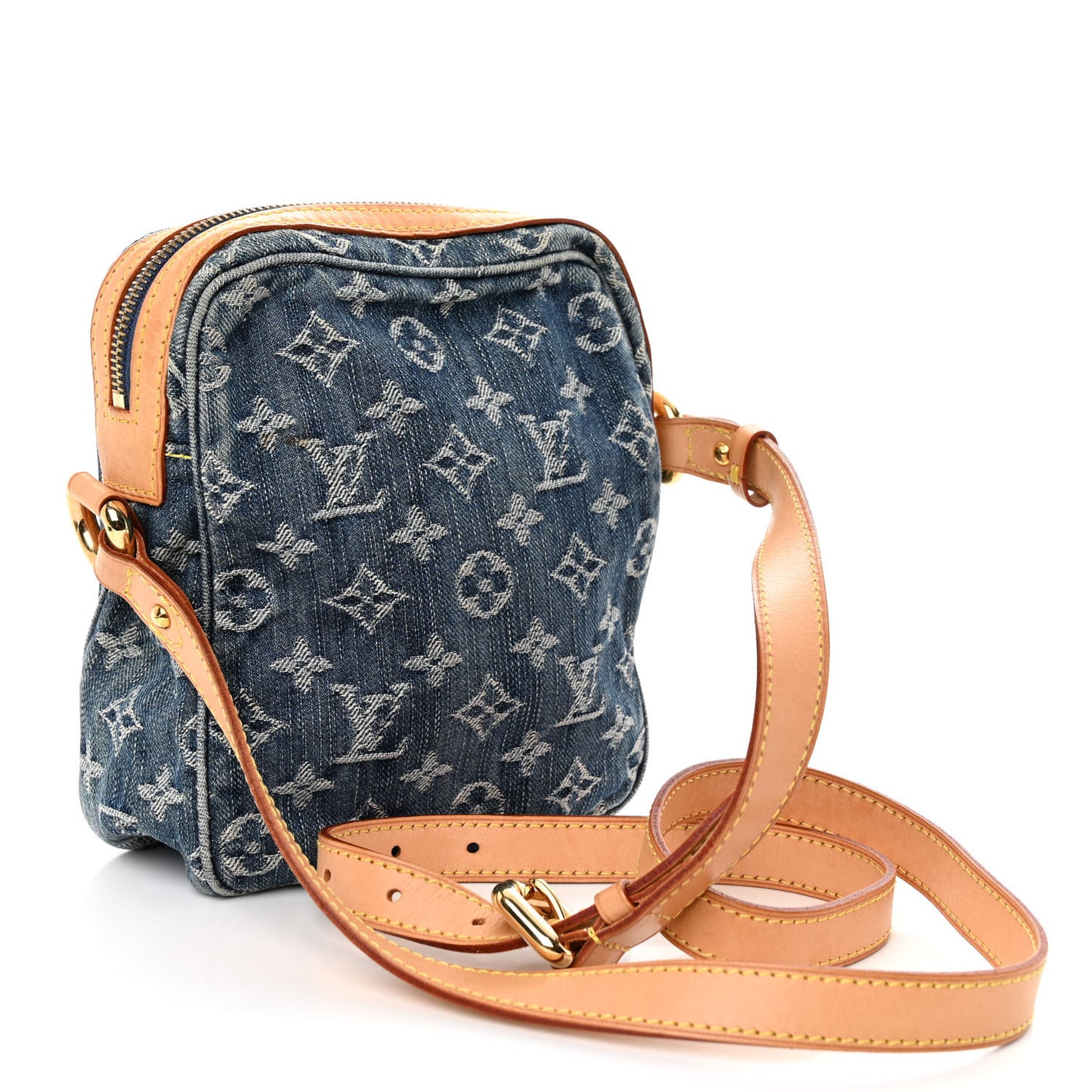 Denim Camera Bag Blue