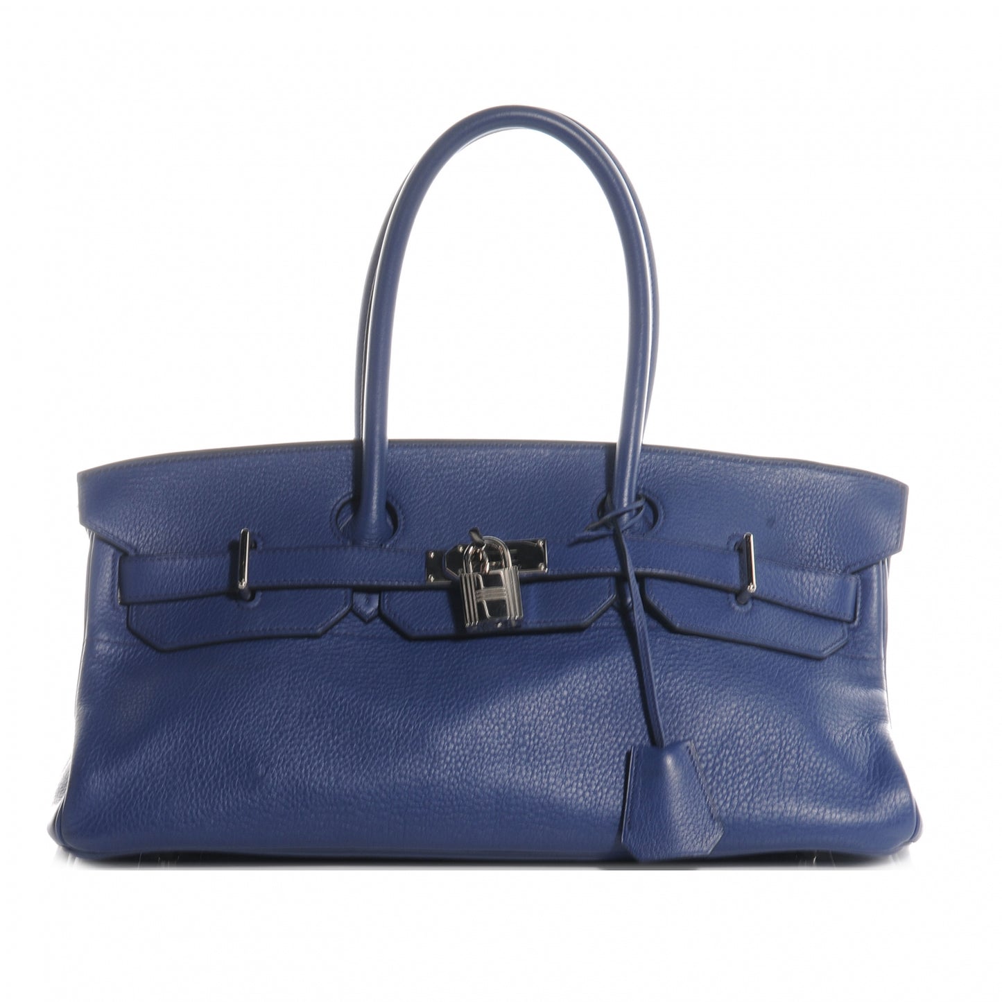 Taurillon Clemence JPG Birkin 42 Bleu Saphir