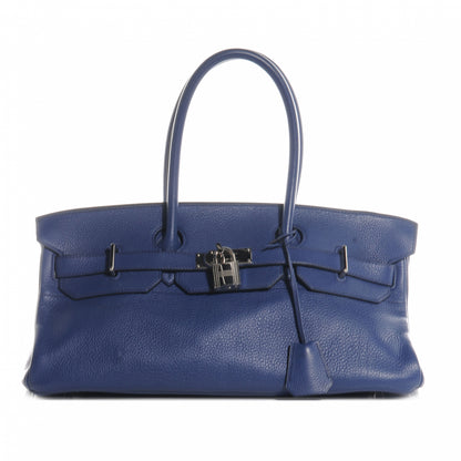 Hermes Taurillon Clemence JPG Birkin 42 Bleu Saphir 1 of 9