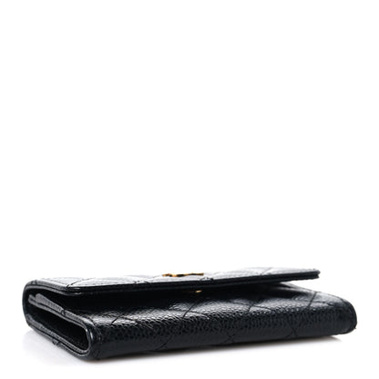 Chanel Caviar Quilted Flap Card Holder Black 4 of 9