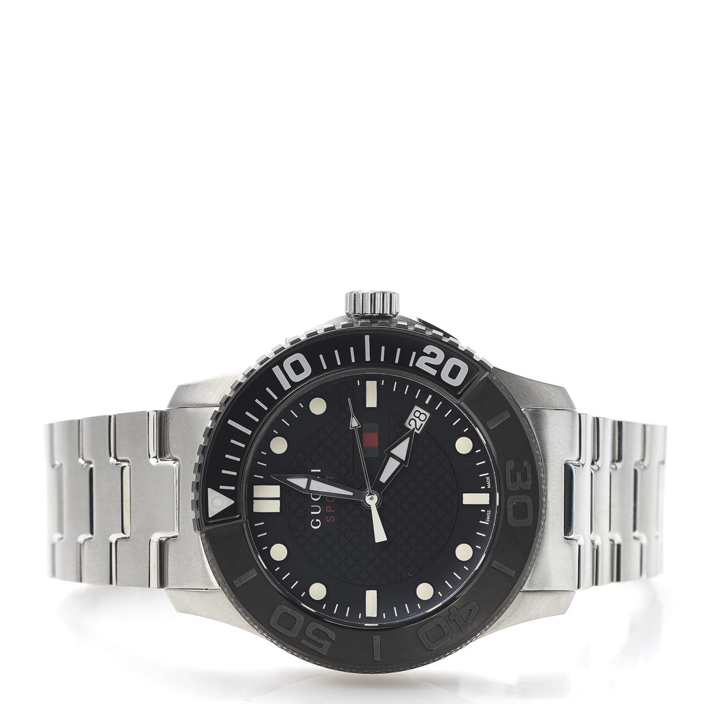 Stainless Steel 44mm G-Timeless Sport Quartz Watch Black
